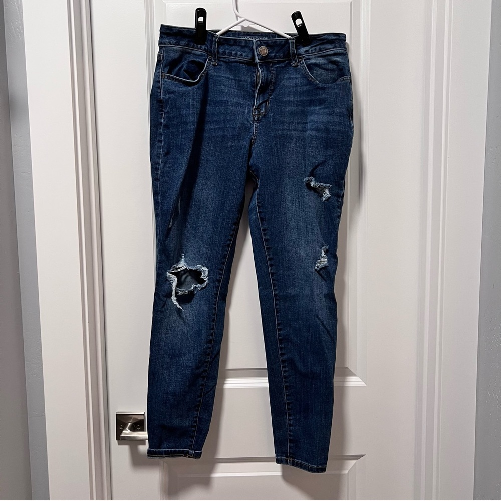 Maurice’s mid-rise jeggings size large or 14